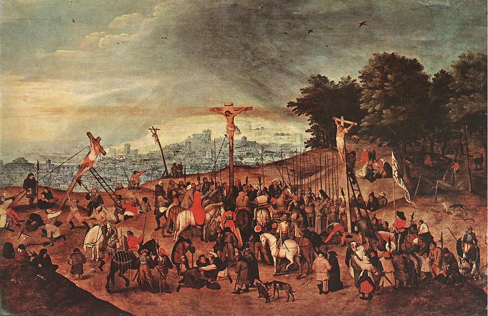 BRUEGHEL, Pieter the Younger Crucifixion dgg